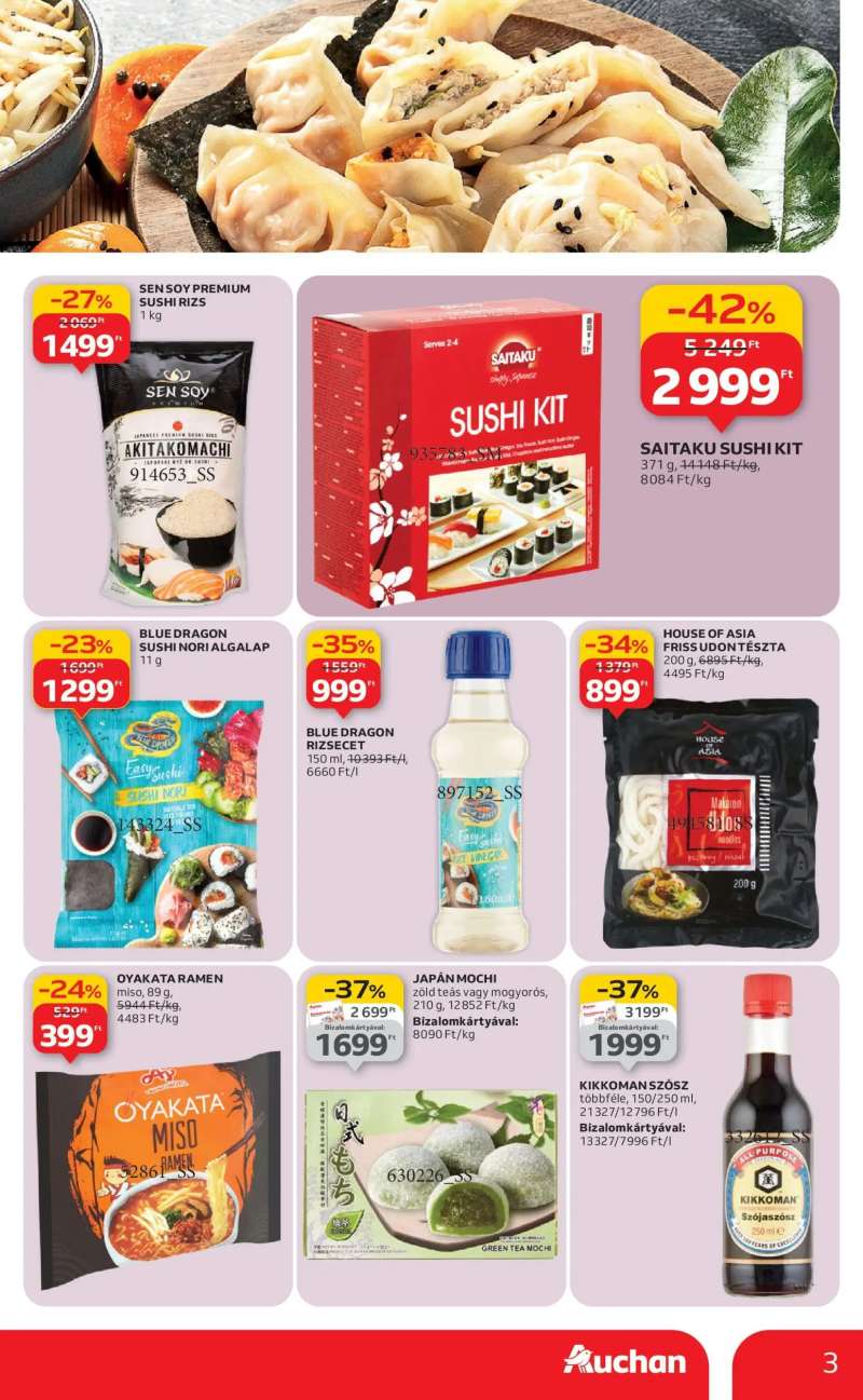 Auchan Ázsiai hetek 3 oldal