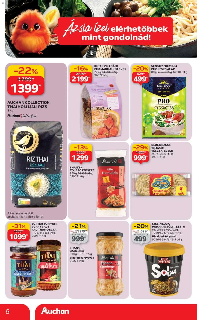 Auchan Ázsiai hetek 6 oldal
