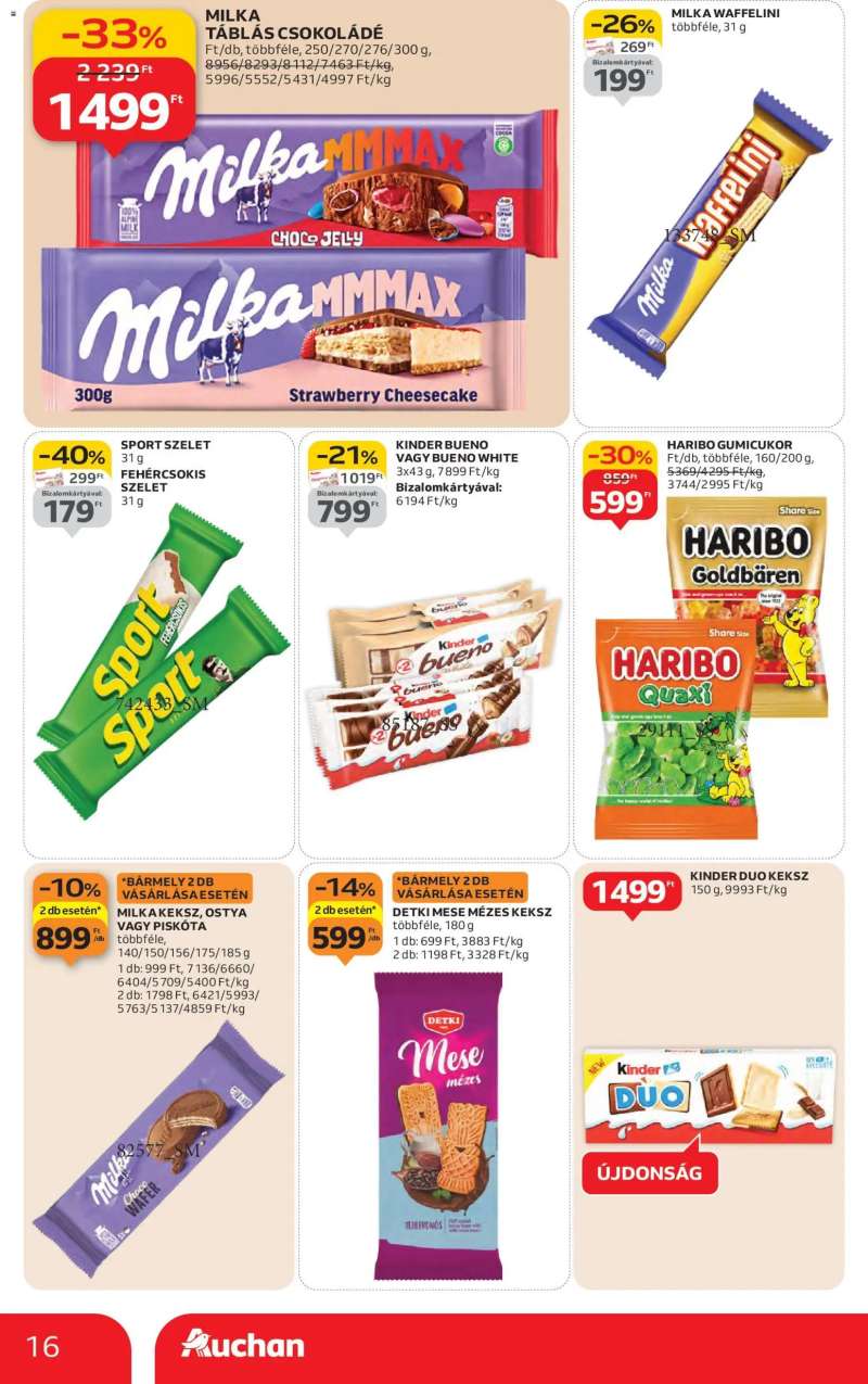 Auchan Heti Hipermarket ajánlataink 16 oldal