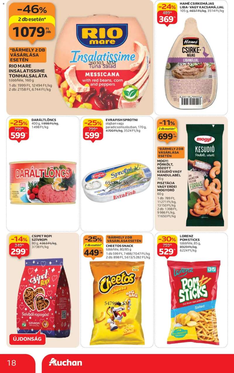 Auchan Heti Hipermarket ajánlataink 18 oldal