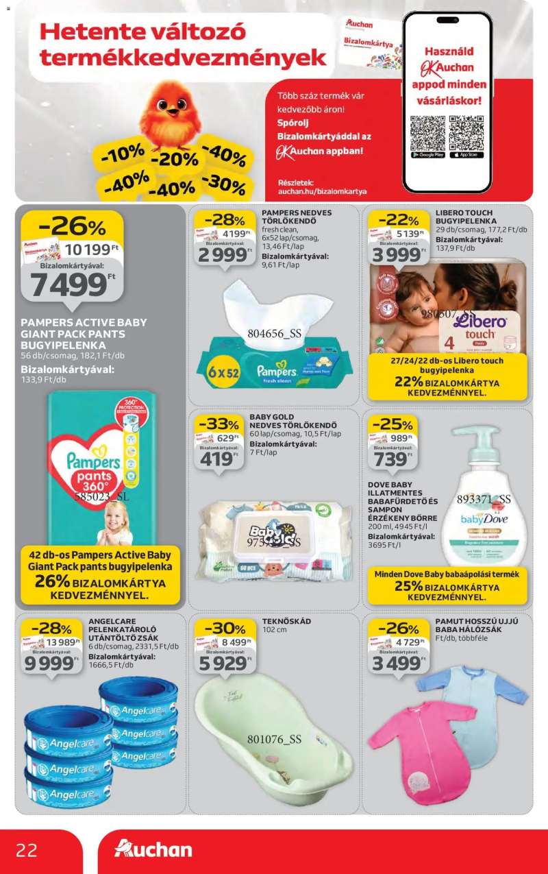 Auchan Heti Hipermarket ajánlataink 22 oldal