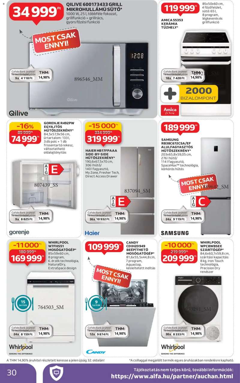 Auchan Heti Hipermarket ajánlataink 30 oldal