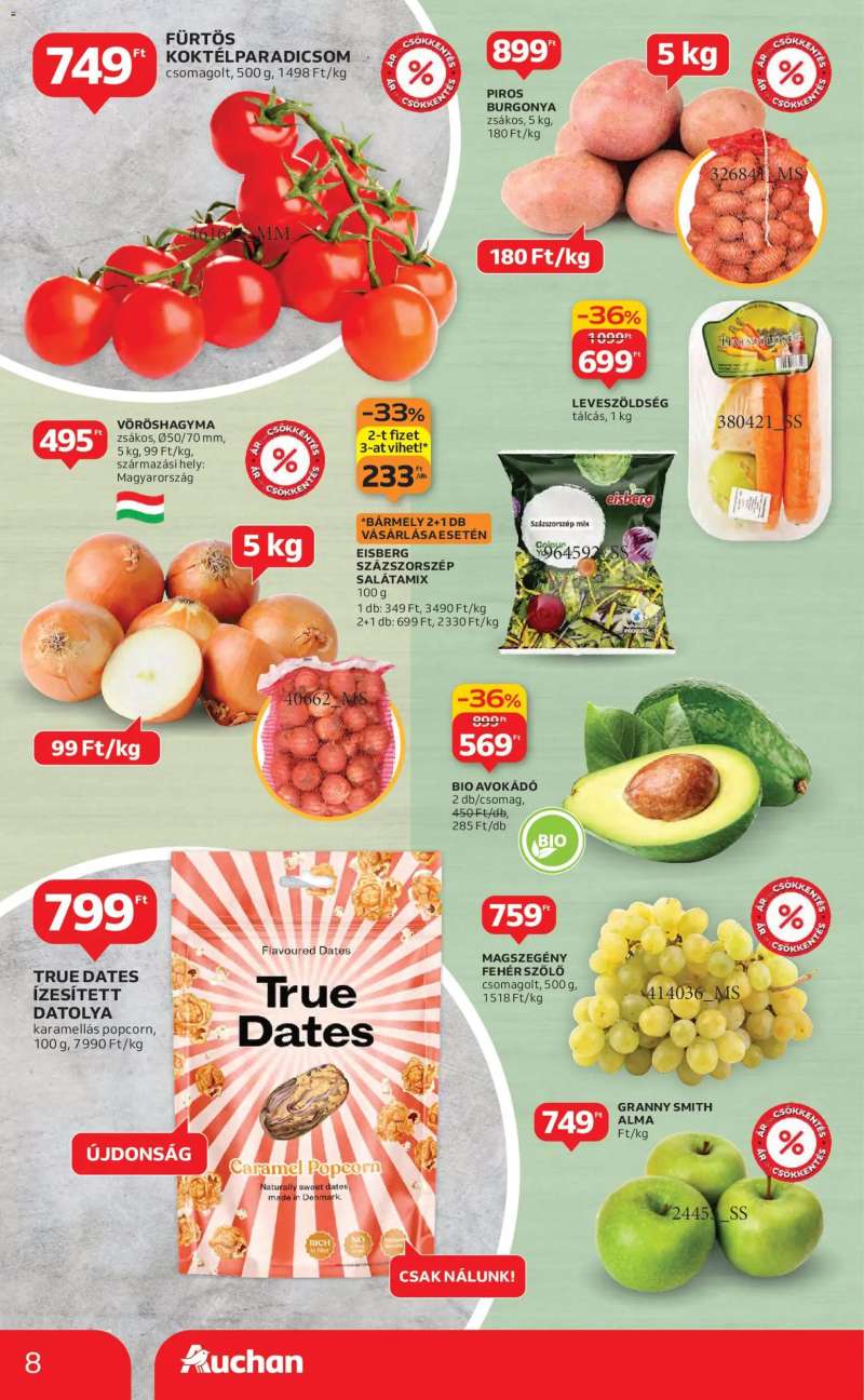Auchan Heti Hipermarket ajánlataink 8 oldal