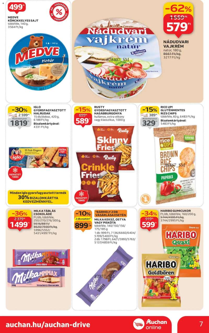 Auchan Szupermarket akciós újság 7 oldal