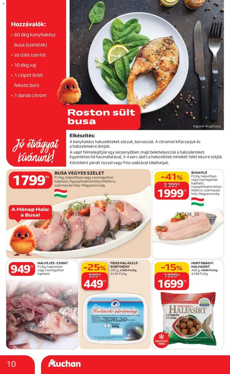 Auchan Akciós újság Auchan 10 oldal