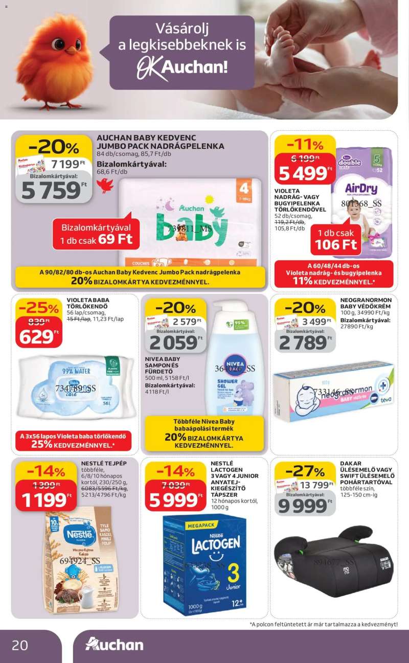 Auchan Akciós újság Auchan 20 oldal