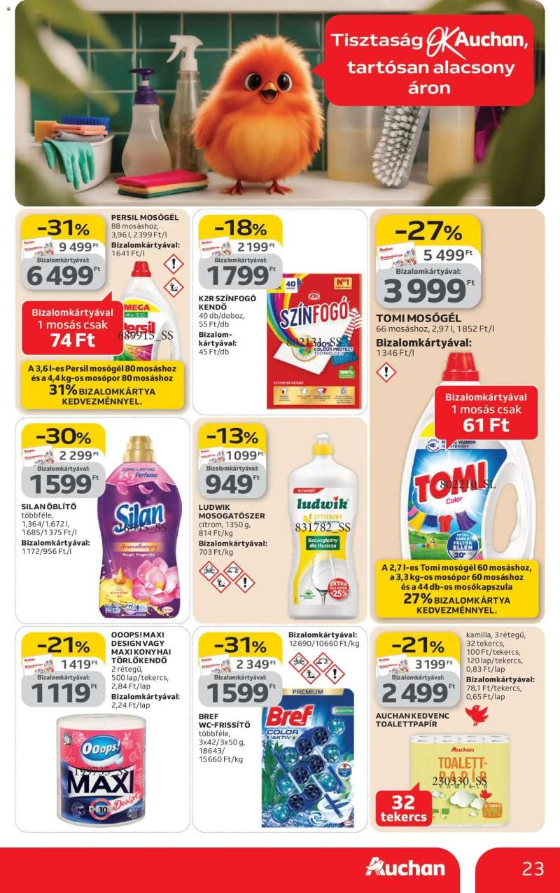 Auchan Akciós újság Auchan 23 oldal