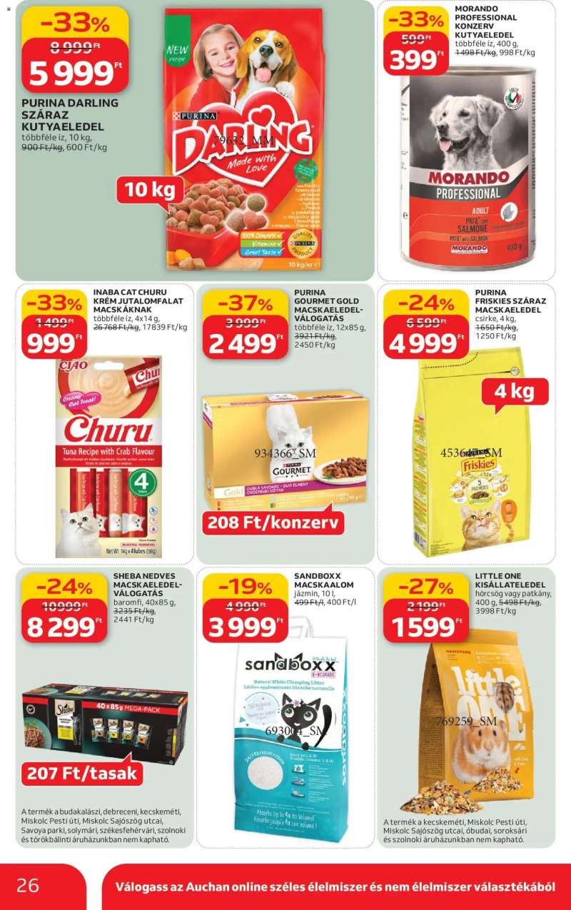 Auchan Akciós újság Auchan 26 oldal