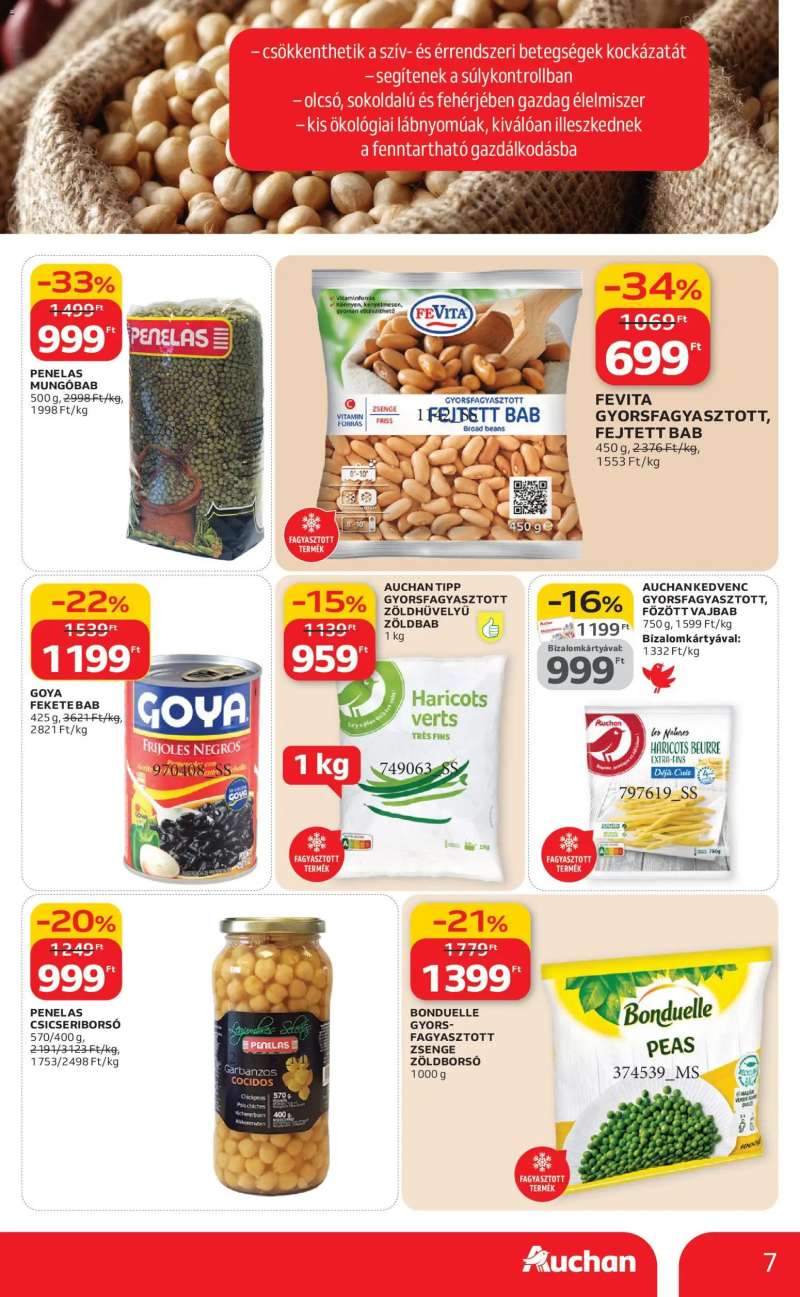 Auchan Akciós újság Auchan 7 oldal