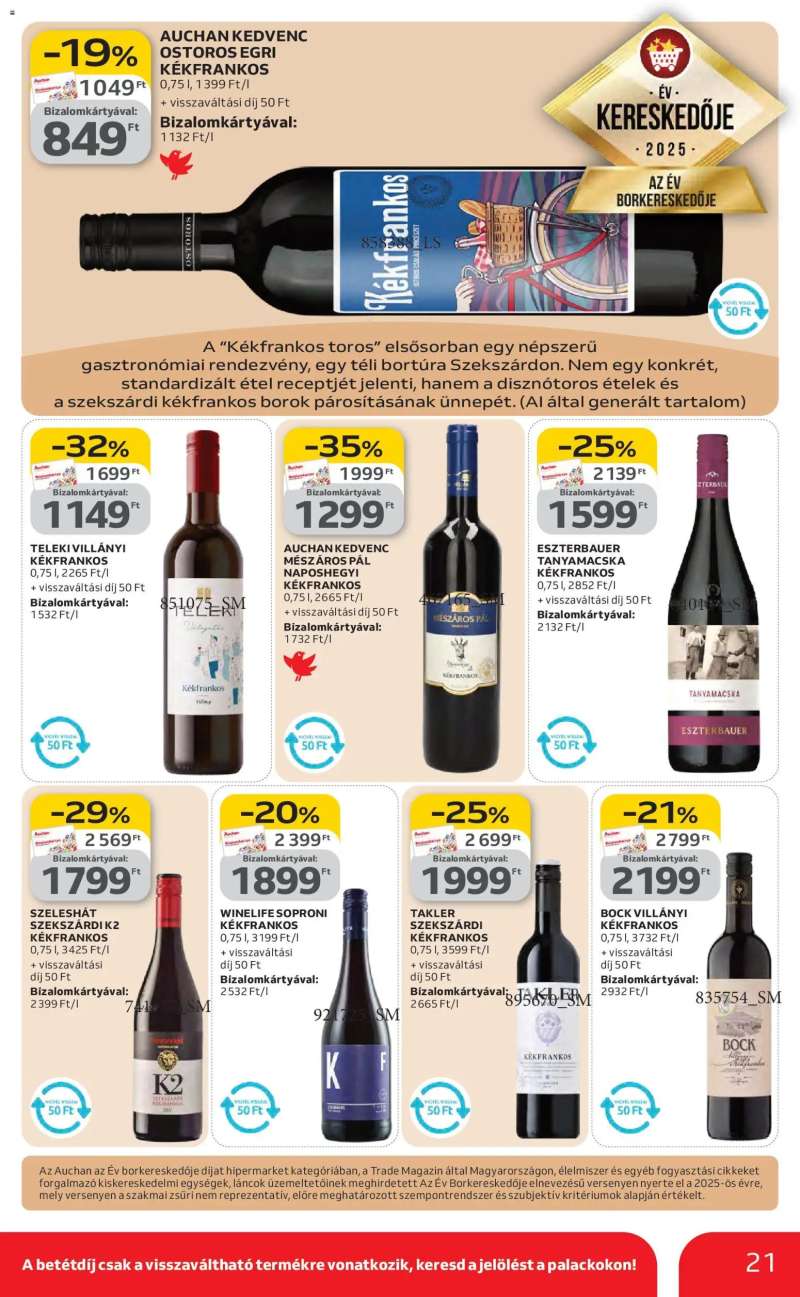 Auchan Kedvenc Márkáink 21 oldal
