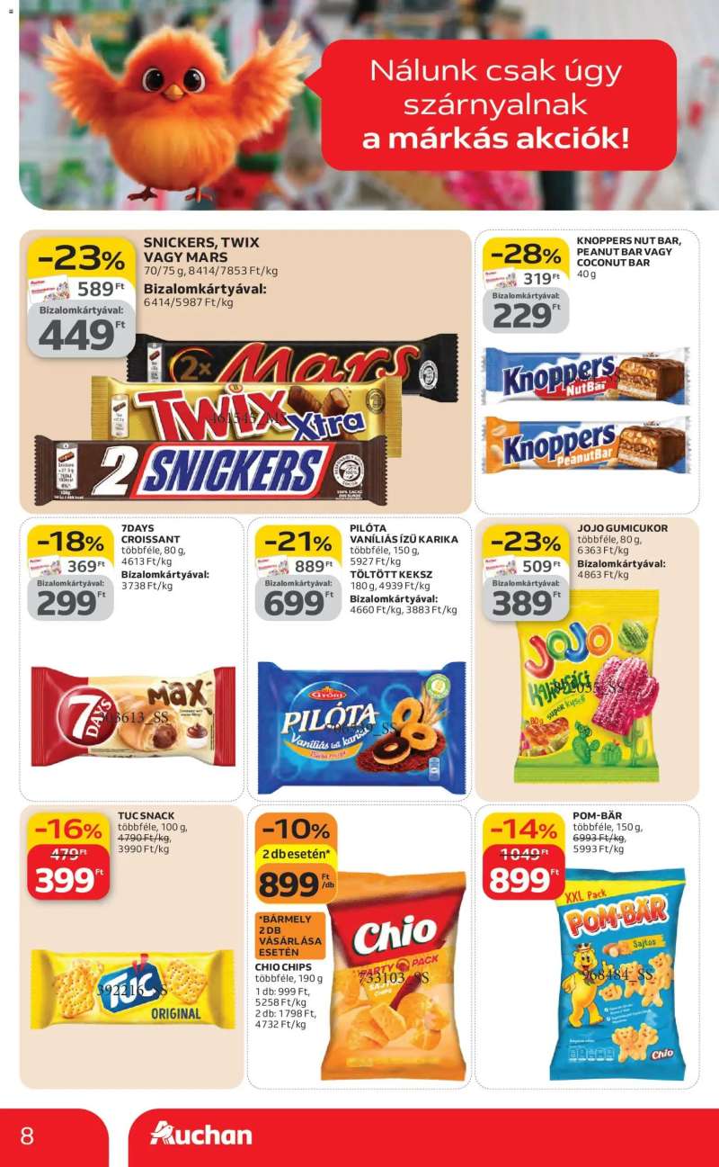 Auchan Kedvenc Márkáink 8 oldal