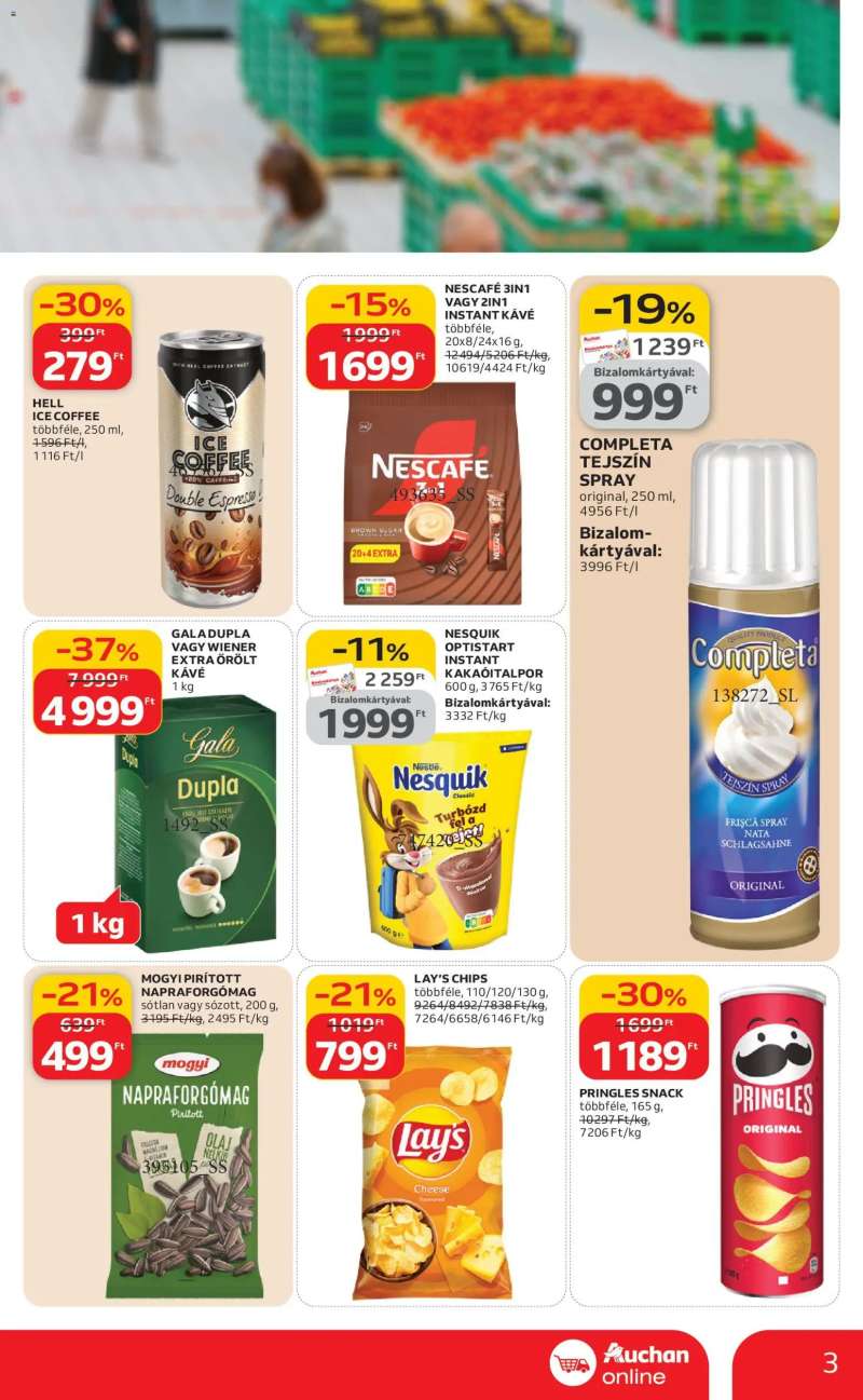 Auchan Kéthetes Szupermarket ajánlataink 3 oldal