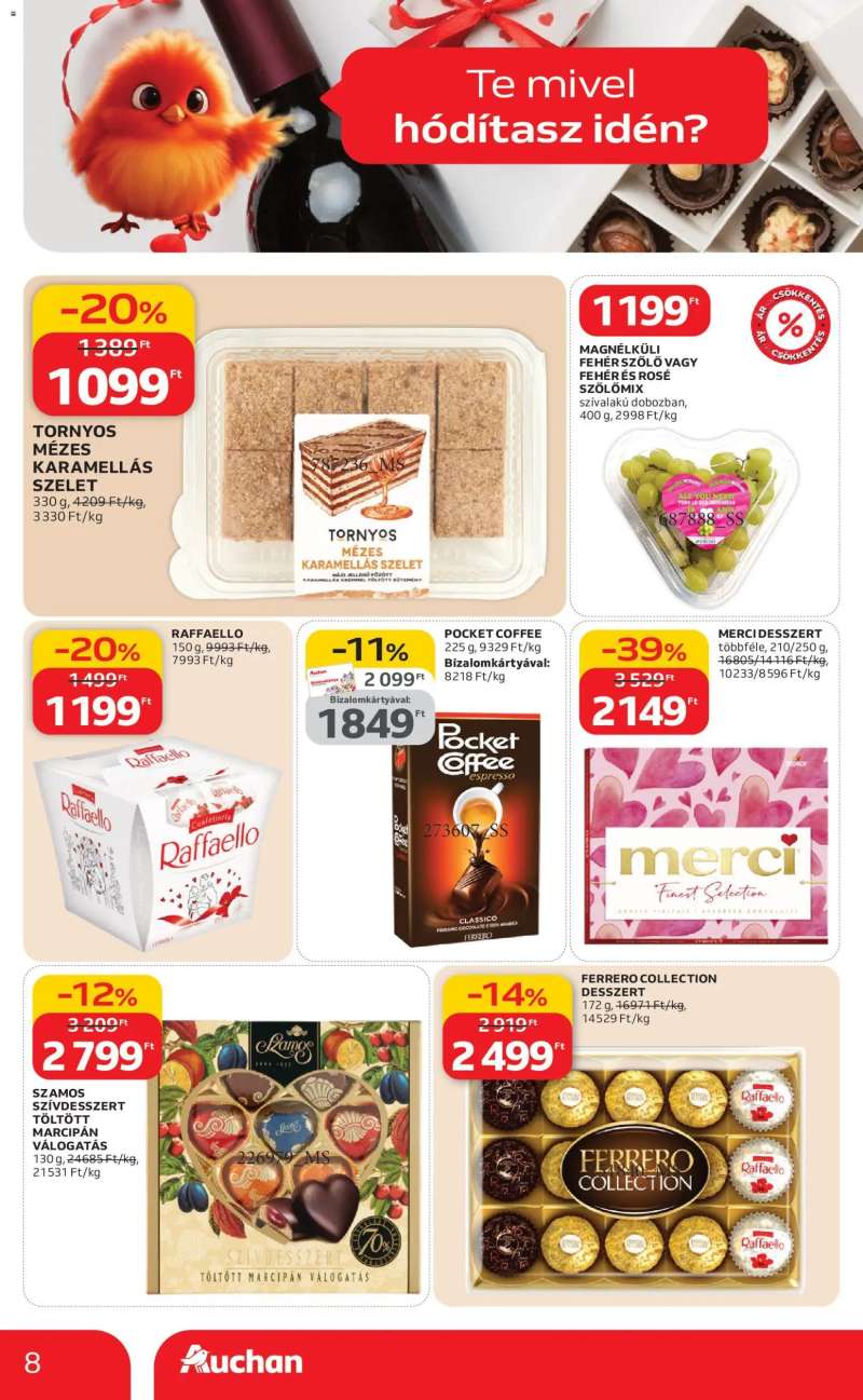 Auchan Kéthetes Szupermarket ajánlataink 8 oldal