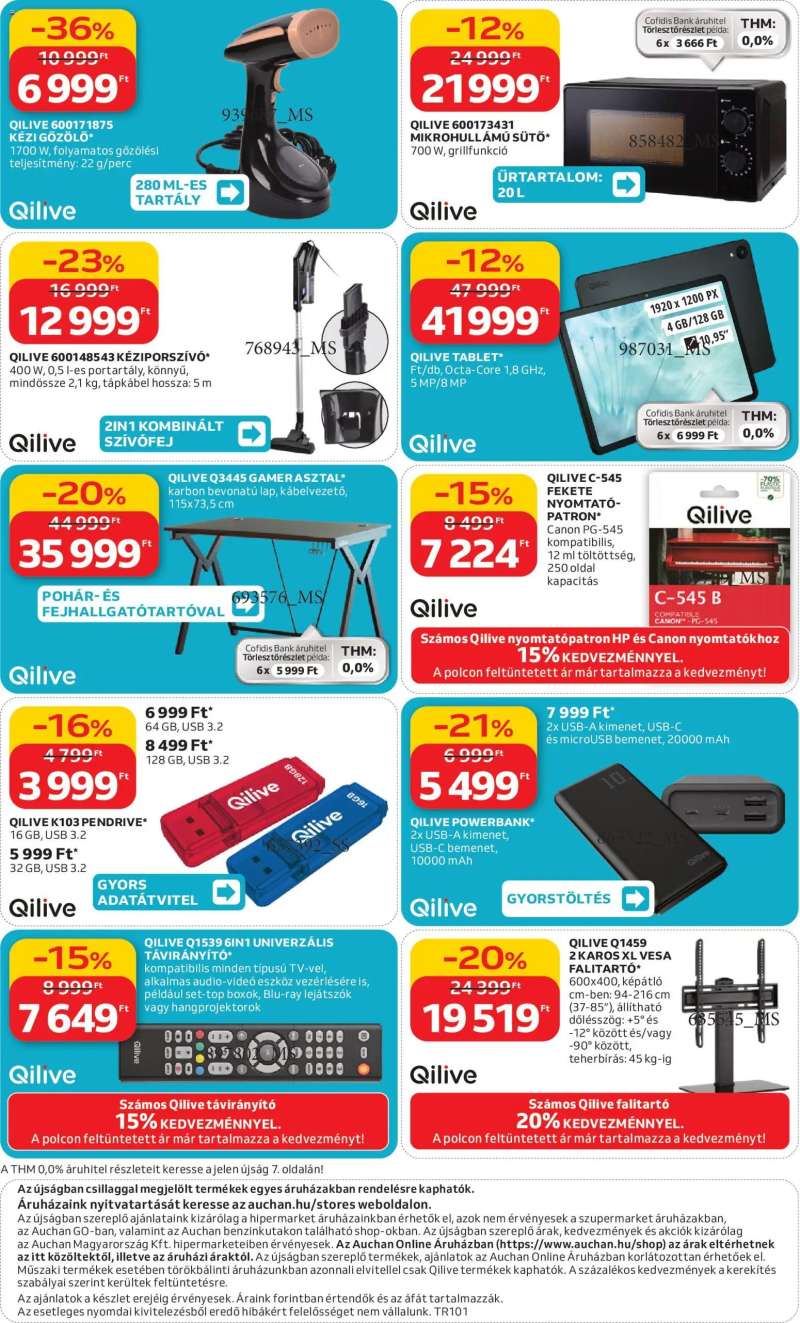 Auchan Qilive ajánlataink 12 oldal