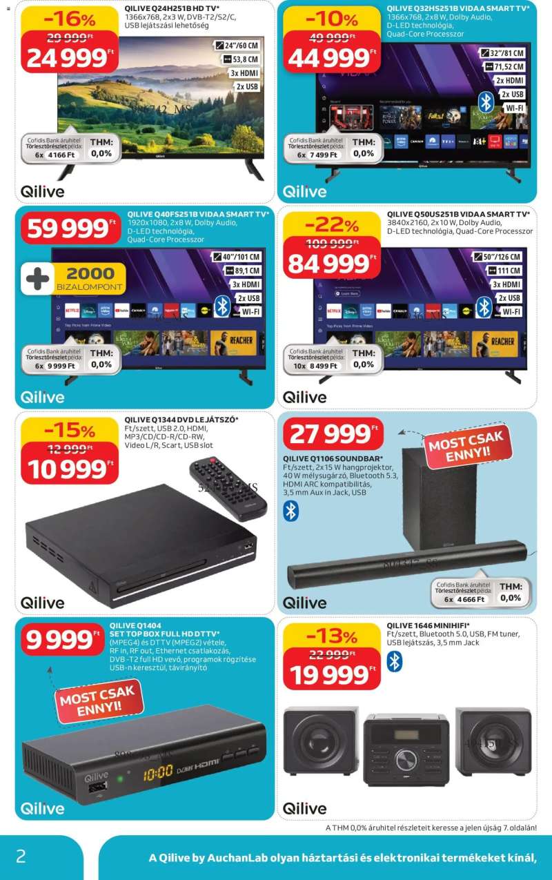 Auchan Qilive ajánlataink 2 oldal