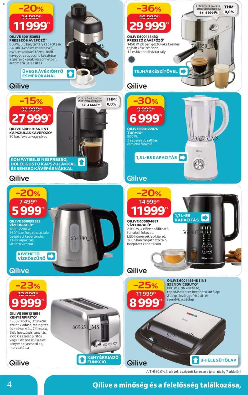 Auchan Qilive ajánlataink 4 oldal