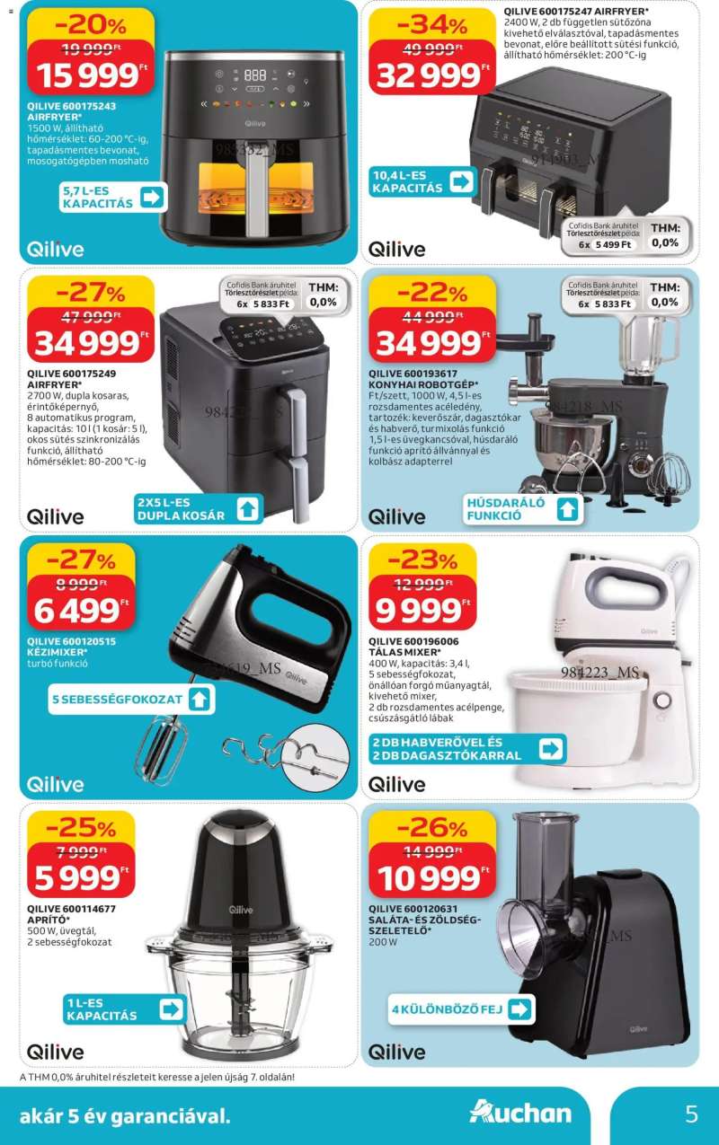 Auchan Qilive ajánlataink 5 oldal