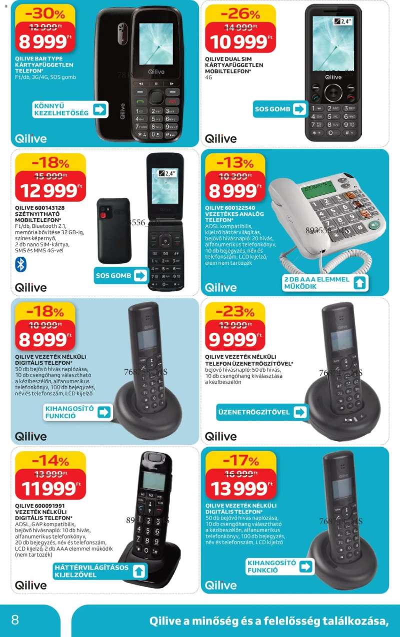 Auchan Qilive ajánlataink 8 oldal
