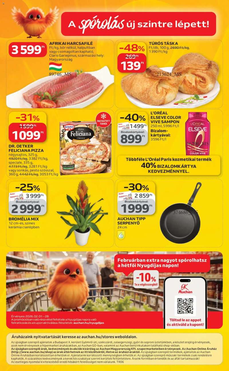 Auchan Szupermarket akciós újság 8 oldal