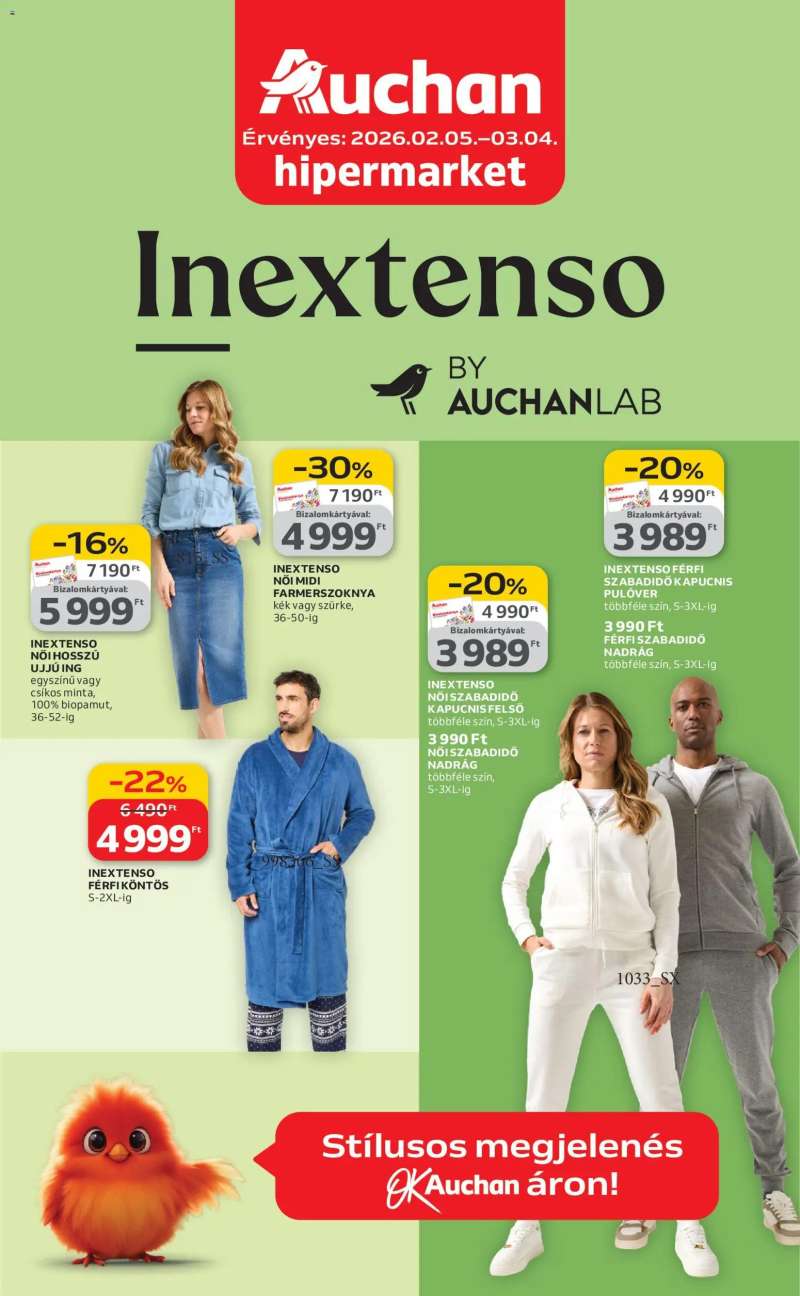 Auchan Textil ajánlataink 1 oldal