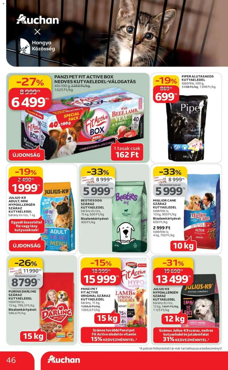 Auchan Auchan újság érvényessége 02.18.-ig 46 oldal