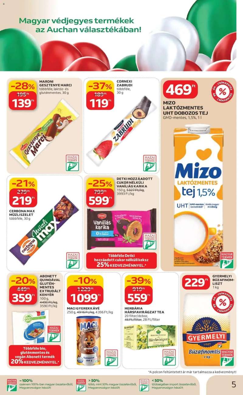 Auchan Auchan újság érvényessége 02.18.-ig 5 oldal
