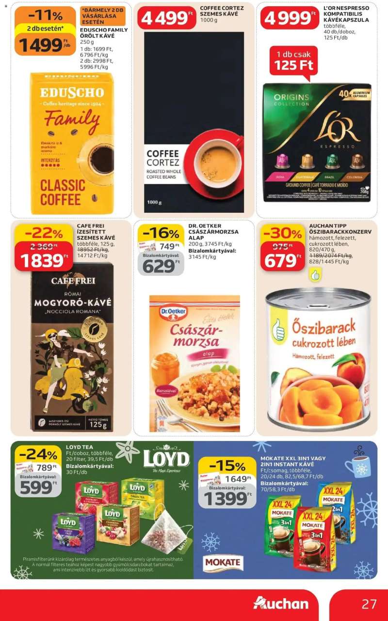 Auchan Akciós újság Auchan 27 oldal