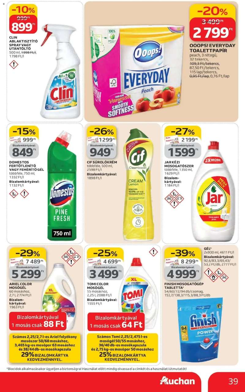 Auchan Akciós újság Auchan 39 oldal