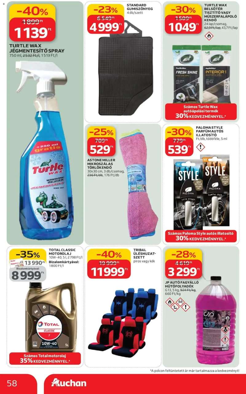 Auchan Akciós újság Auchan 58 oldal