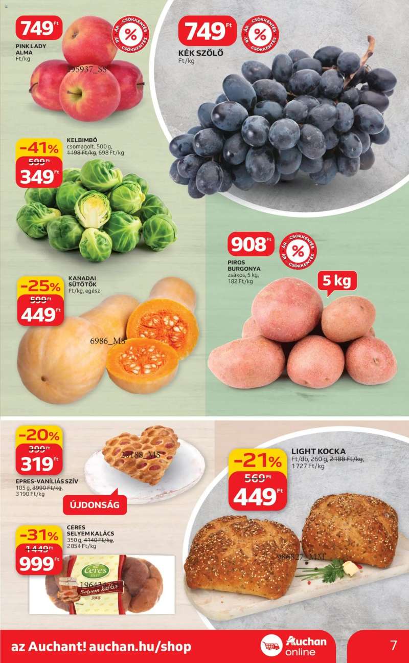Auchan Akciós újság Auchan 7 oldal