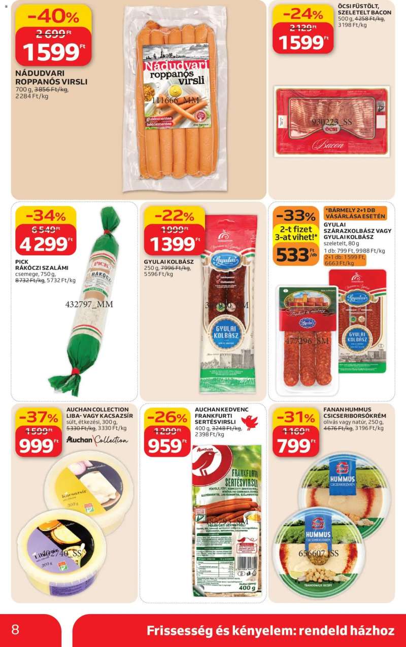 Auchan Akciós újság Auchan 8 oldal