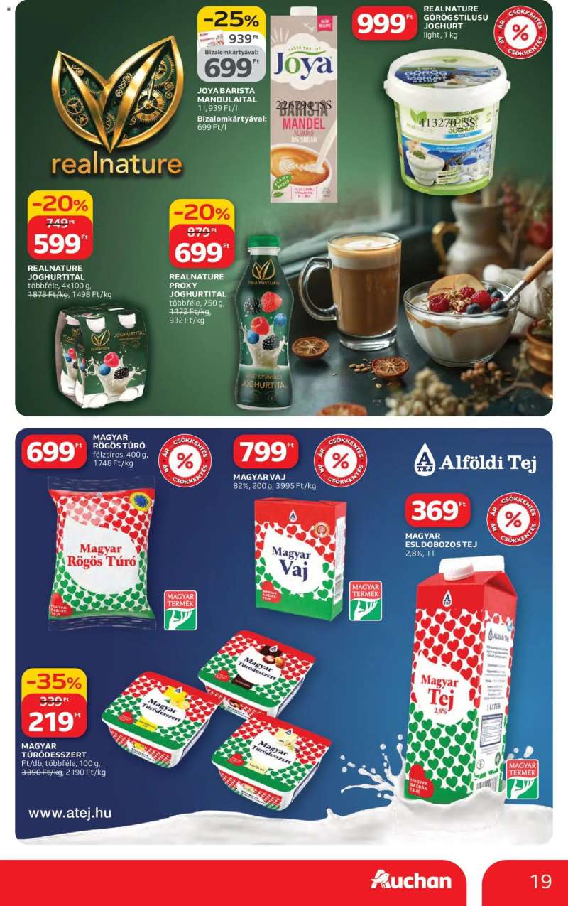 Auchan Szupermarket akciós újság 19 oldal