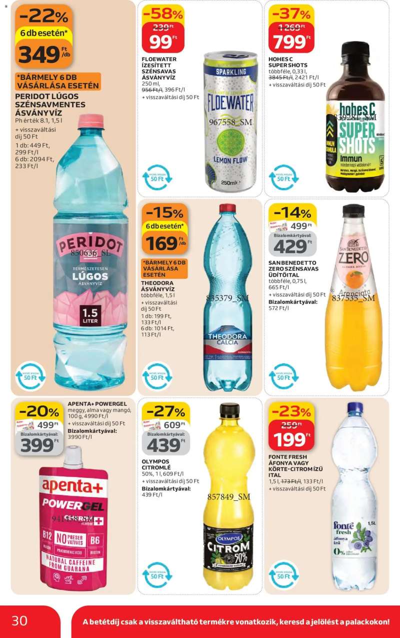 Auchan Szupermarket akciós újság 30 oldal