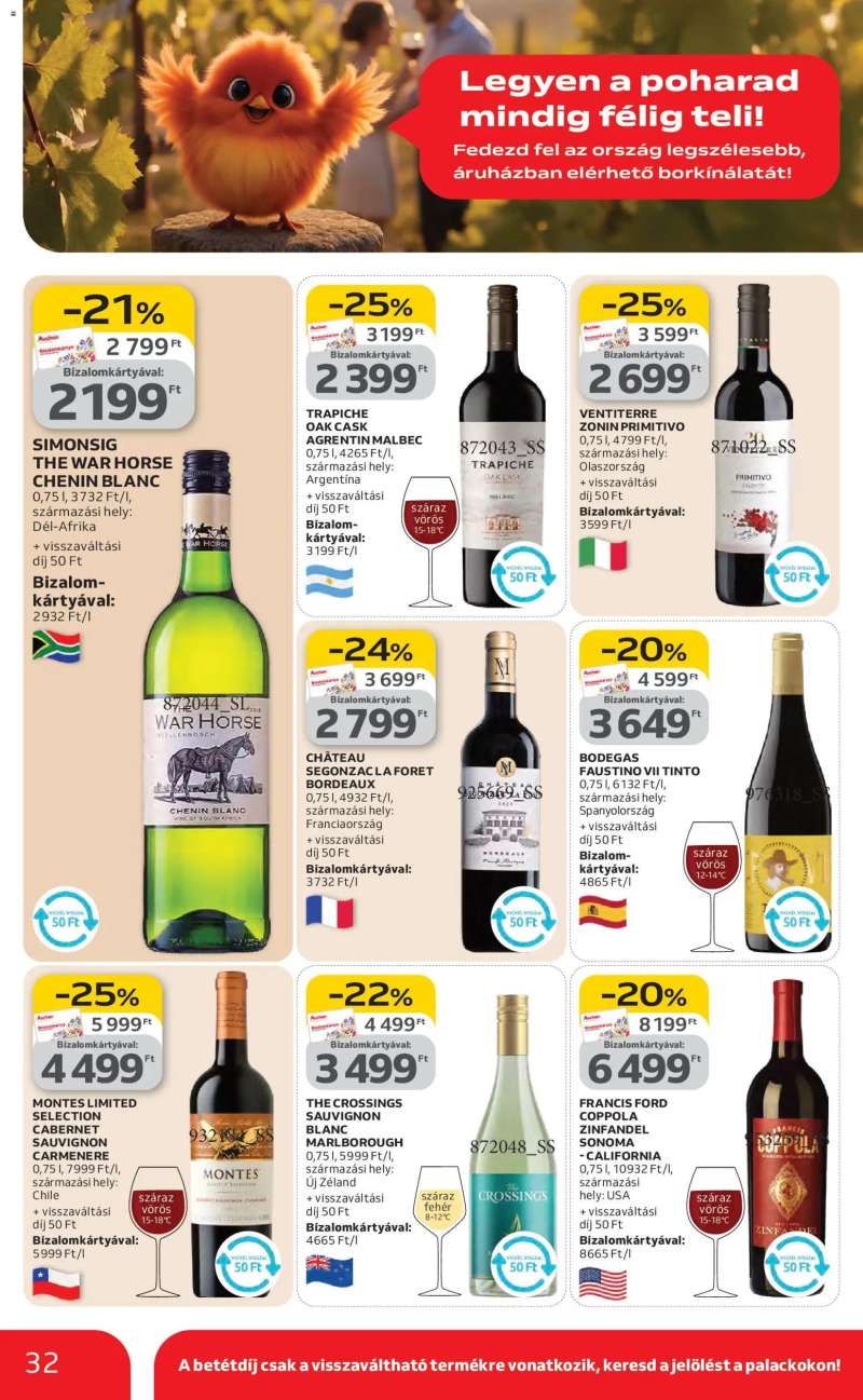 Auchan Szupermarket akciós újság 32 oldal