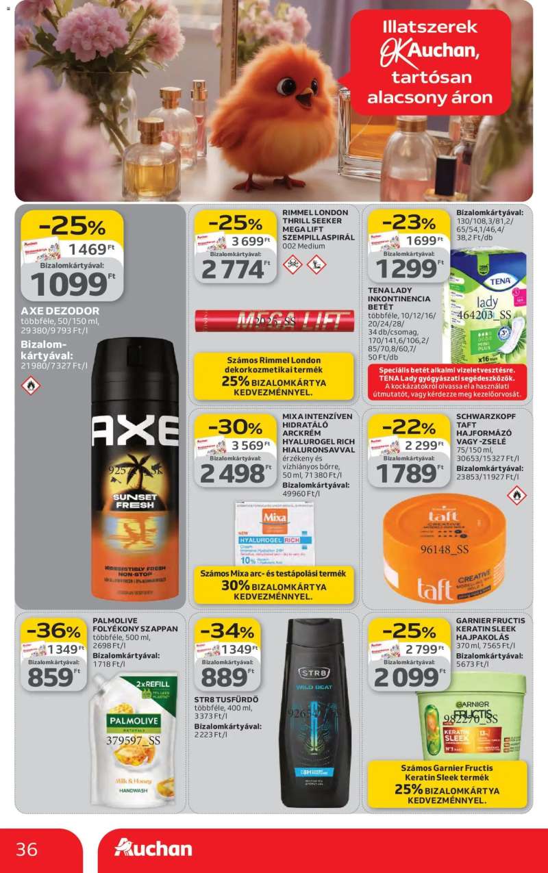 Auchan Szupermarket akciós újság 36 oldal
