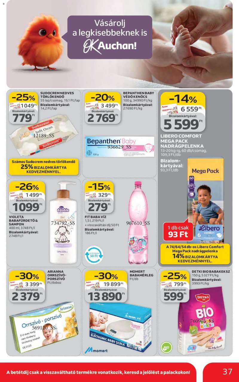 Auchan Szupermarket akciós újság 37 oldal
