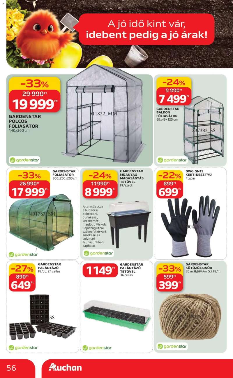 Auchan Szupermarket akciós újság 56 oldal