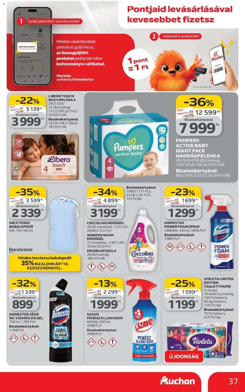 Auchan Auchan újság érvényessége 02.25.-ig 37 oldal
