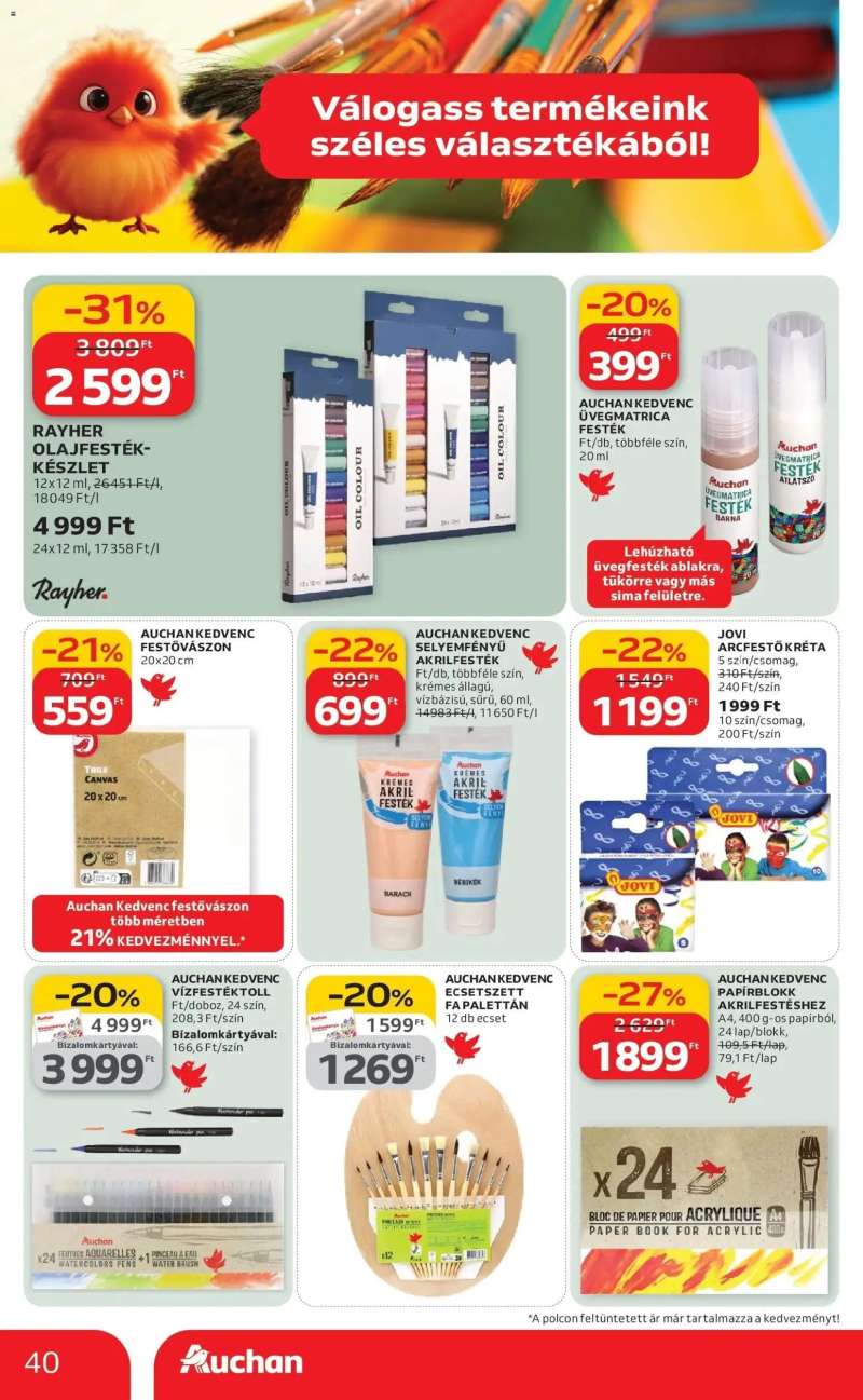 Auchan Auchan újság érvényessége 02.25.-ig 40 oldal