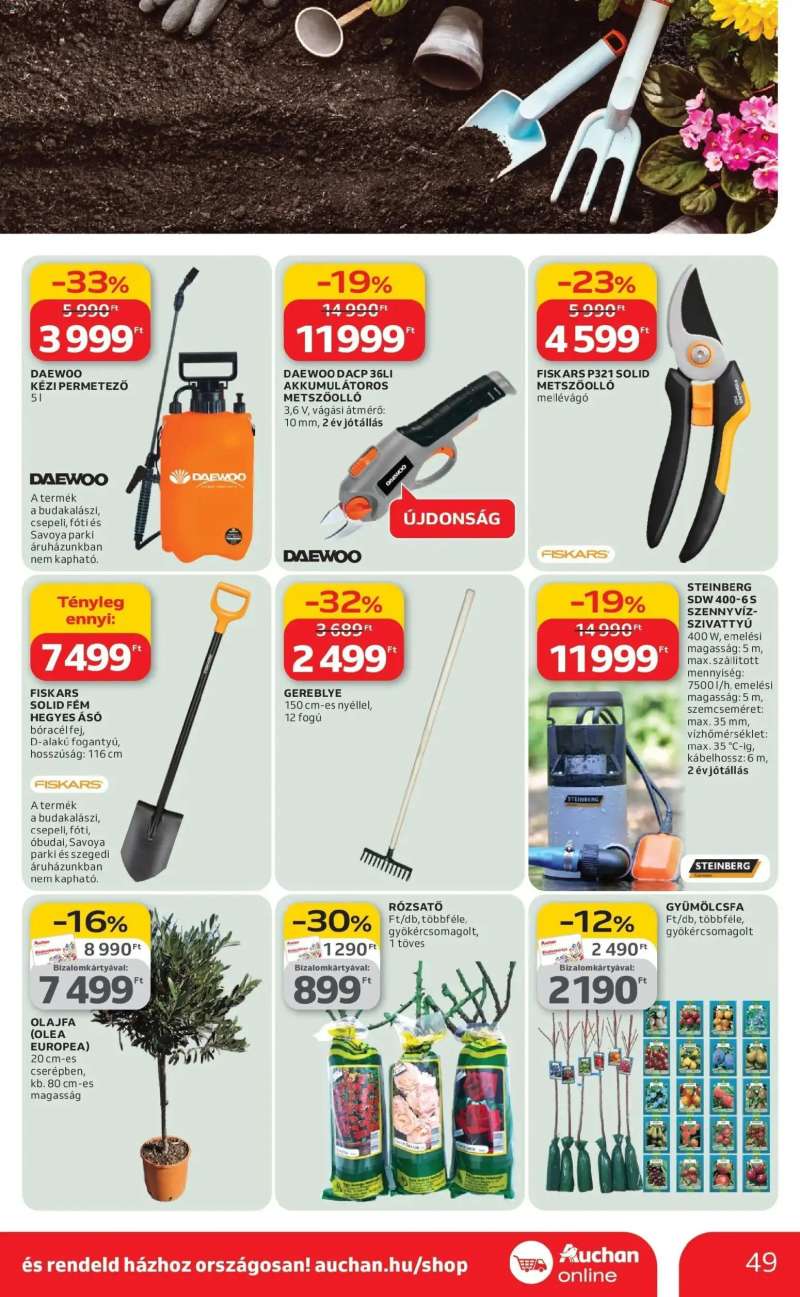 Auchan Auchan újság érvényessége 02.25.-ig 49 oldal