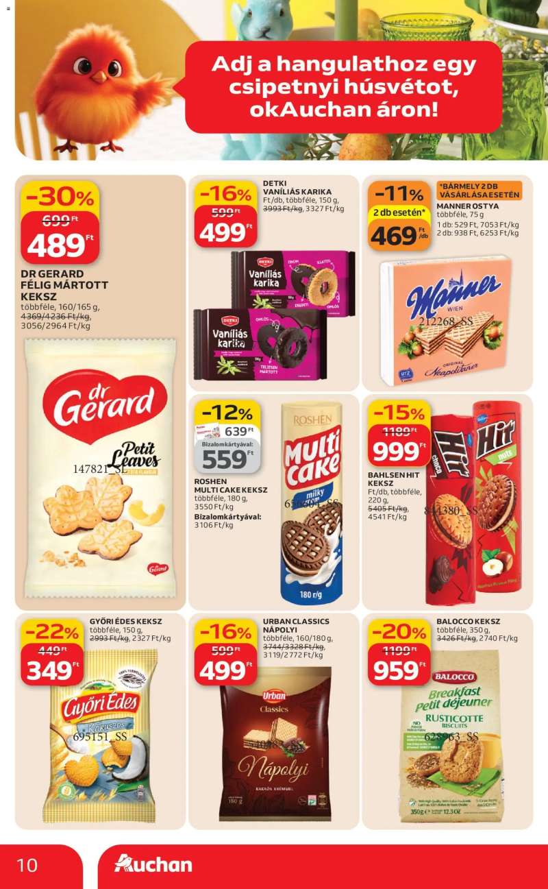 Auchan Akciós újság Auchan 10 oldal