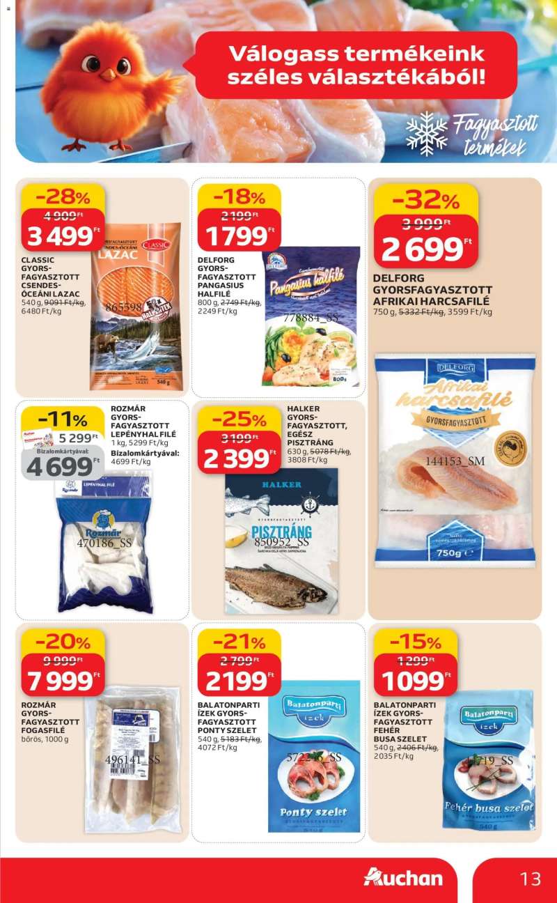 Auchan Akciós újság Auchan 13 oldal