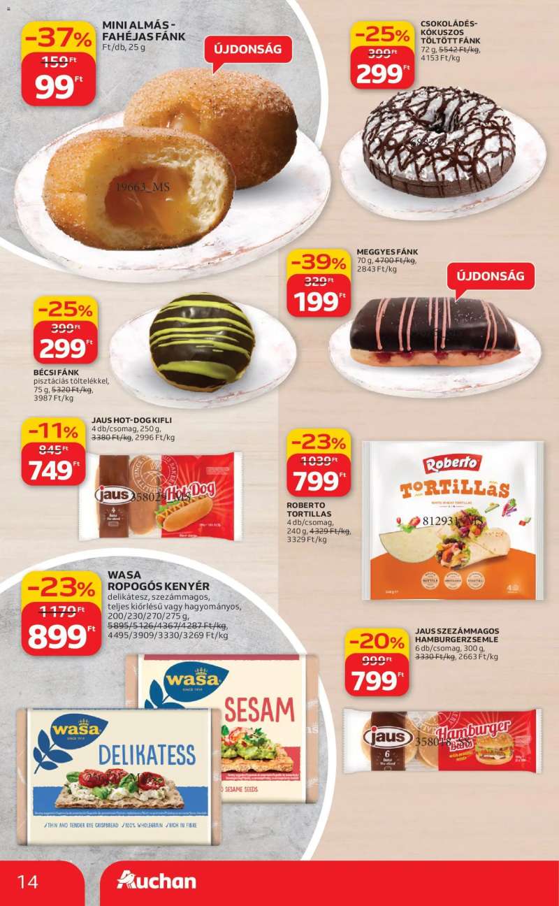 Auchan Akciós újság Auchan 14 oldal