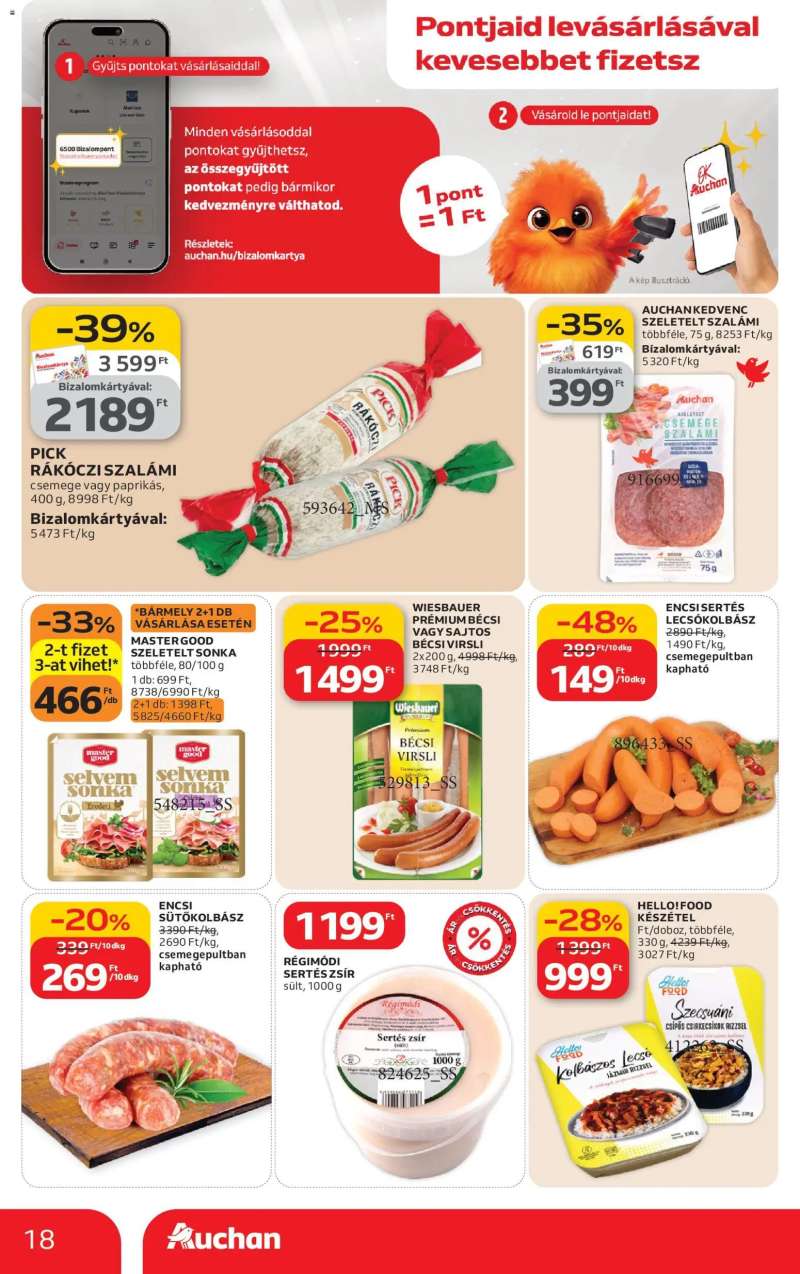 Auchan Akciós újság Auchan 18 oldal
