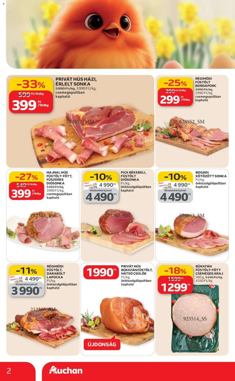 Auchan Akciós újság Auchan 2 oldal