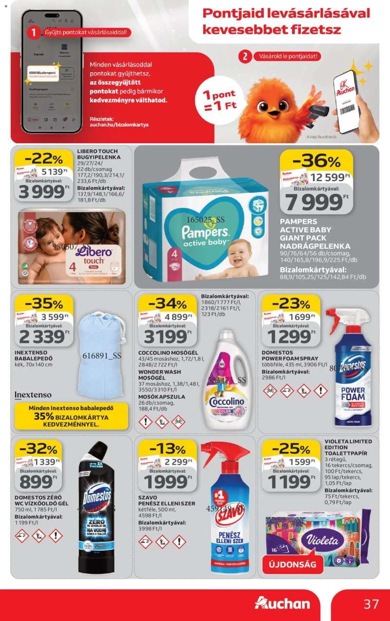 Auchan Akciós újság Auchan 37 oldal
