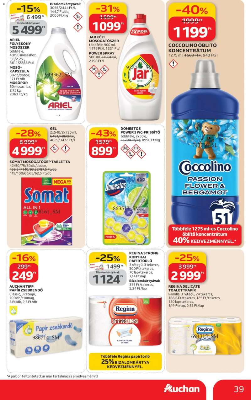 Auchan Akciós újság Auchan 39 oldal