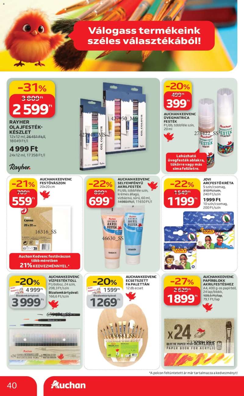 Auchan Akciós újság Auchan 40 oldal