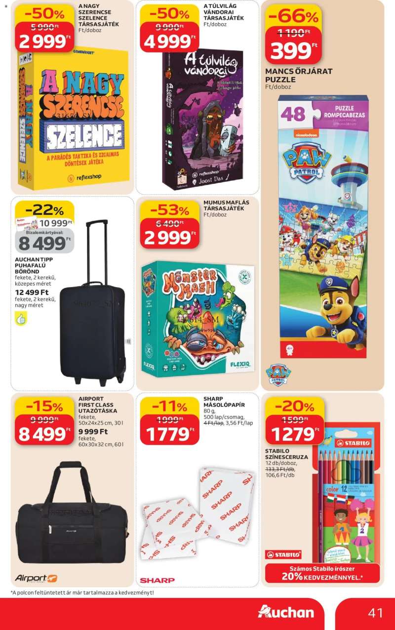 Auchan Akciós újság Auchan 41 oldal