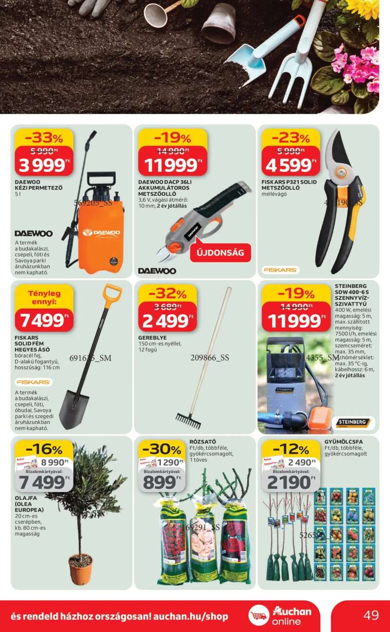 Auchan Akciós újság Auchan 49 oldal